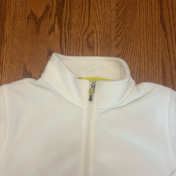 Fleece Jacket WOOLRICH Womens Size Large Long Sleeve Winter White Fuzzy Warm - Picture 6 of 10